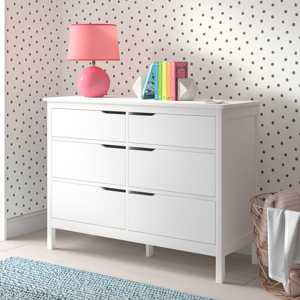 South lake 6 store drawer double dresser